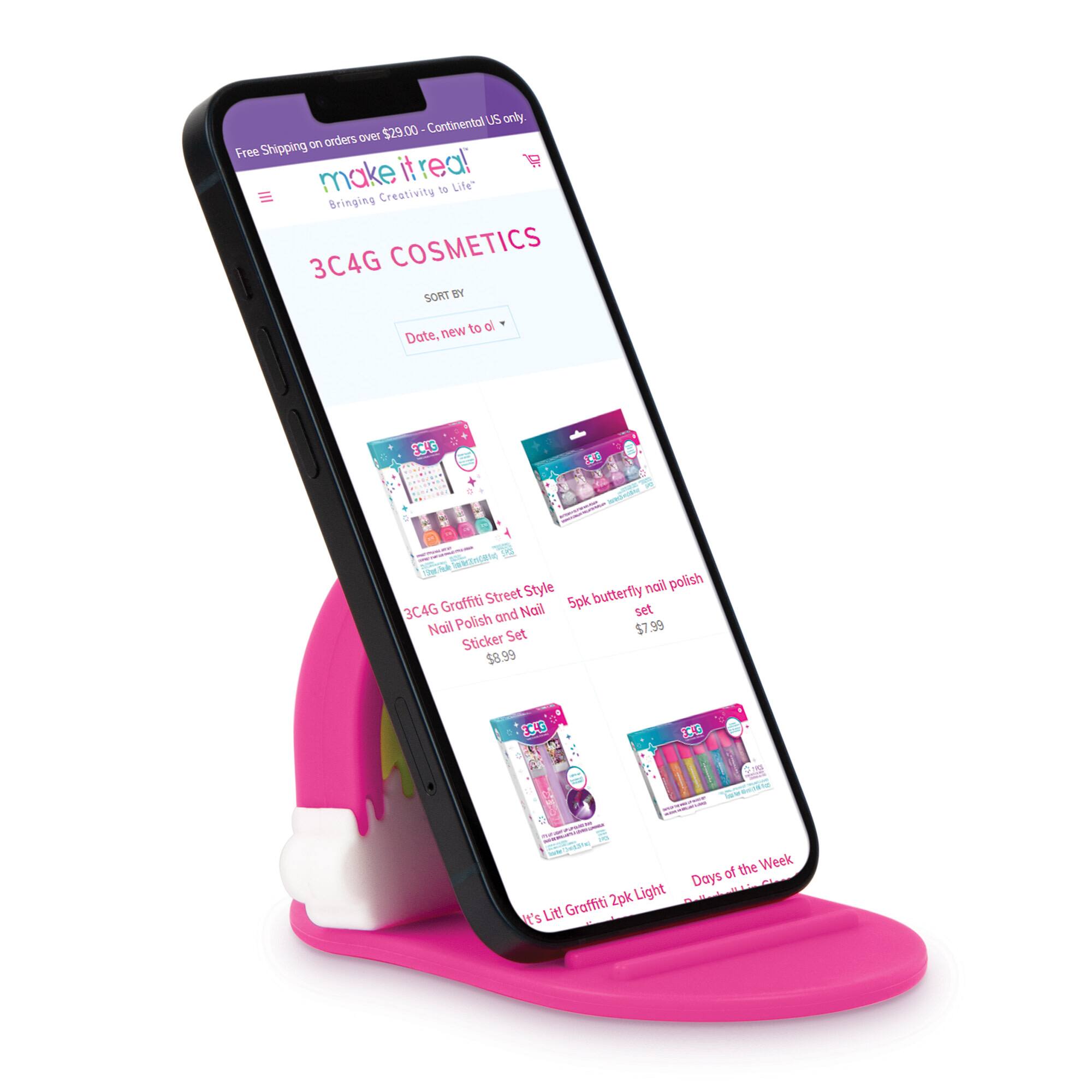 Make It Real™ 3C4G Customize Your Phone Case Tech Accessories Set